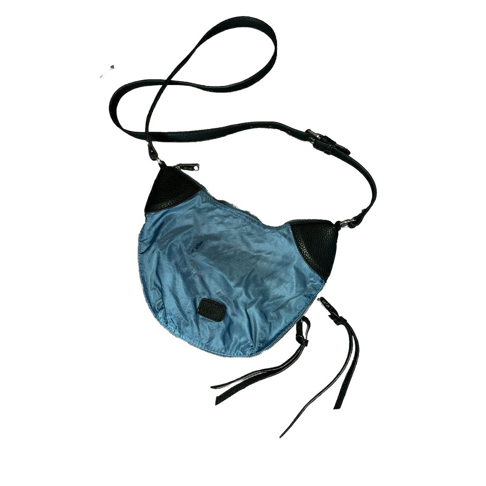 Co-Lab May-Lynn Blue Expandable Nylon Crossbody Bag